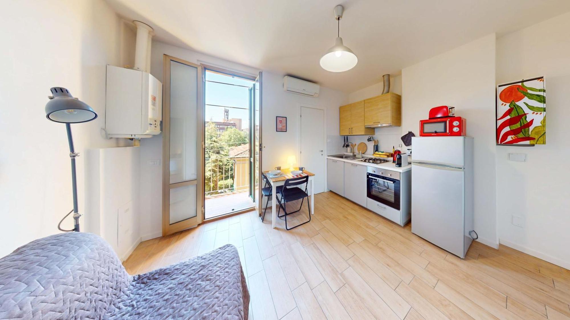Appartamento Accogliente Con Vista San Luca Bologna Luaran gambar